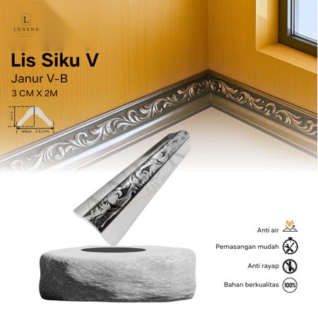 Lis Siku Segitiga V PVC V-B