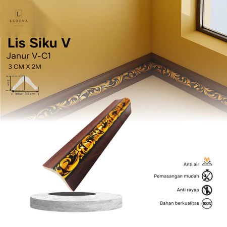 Lis Siku Segitiga V PVC V-C1