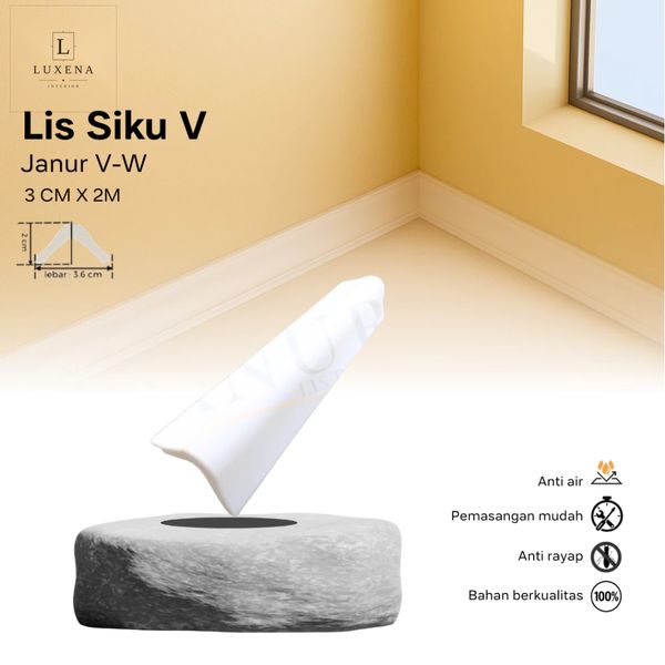 Lis Siku Segitiga V PVC V-W