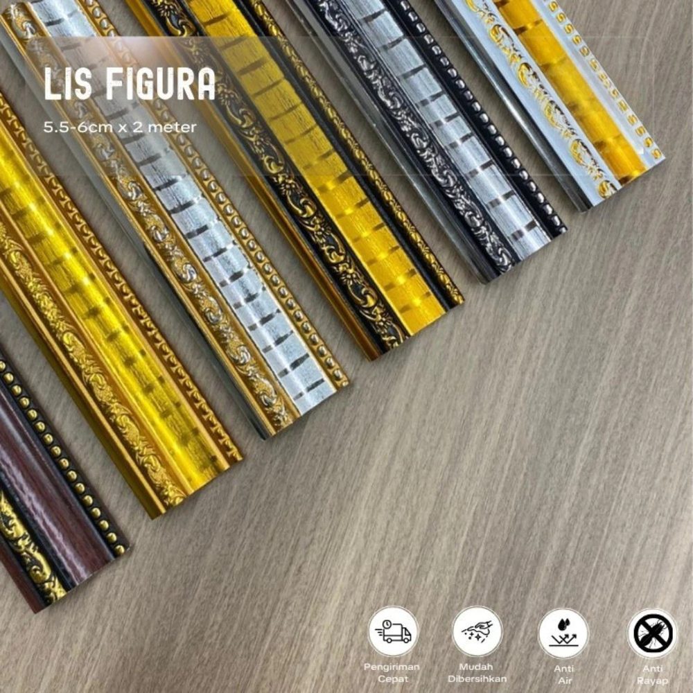 Lis Pigura PVC Motif Ukir