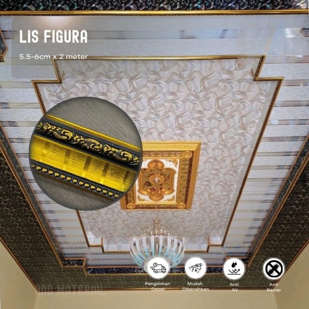 Lis Pigura PVC Motif Ukir