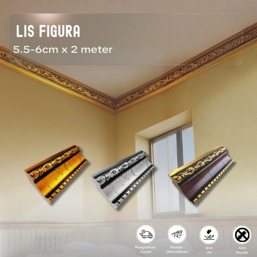 Lis Pigura PVC Motif Ukir