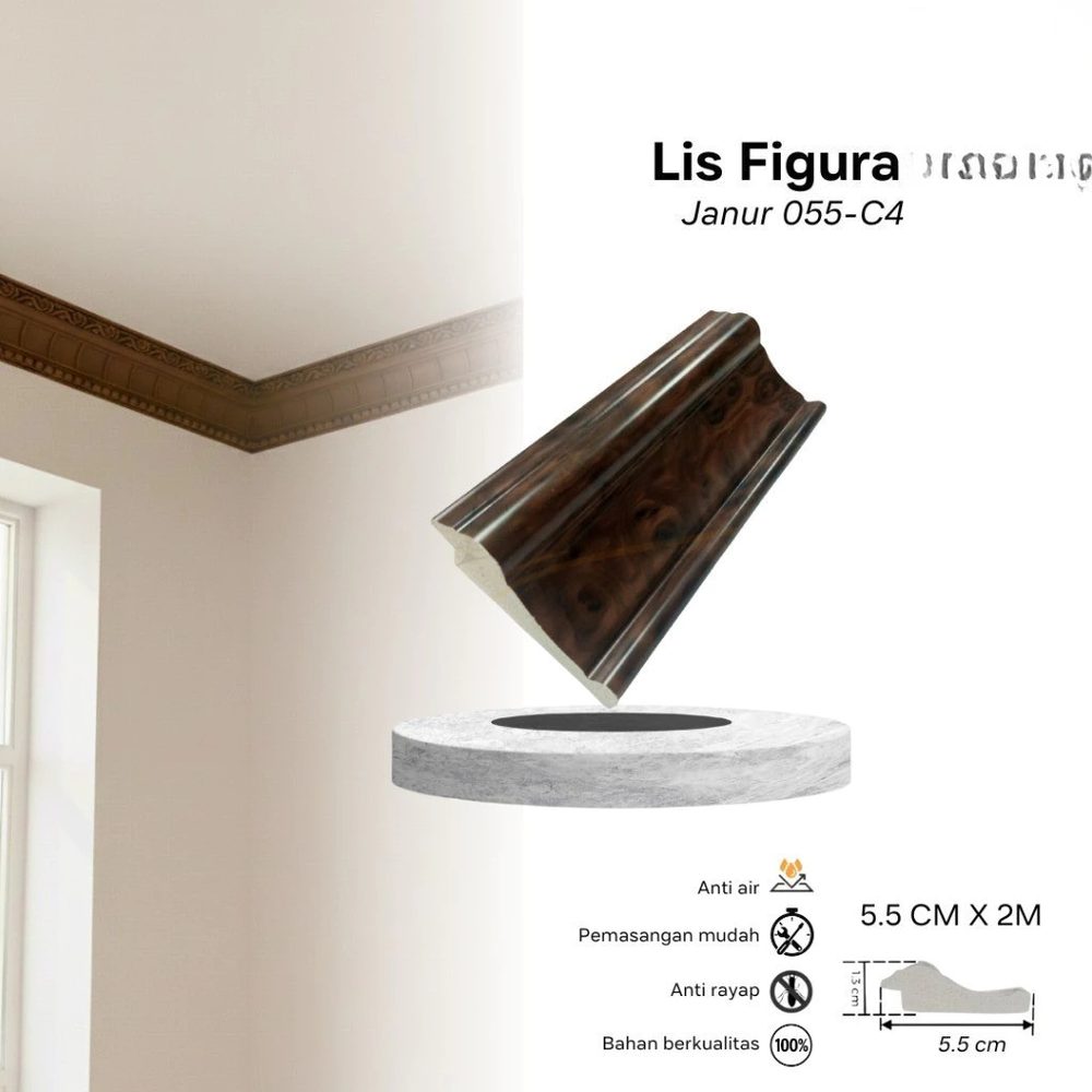 Lis Pigura PVC Motif Ukir