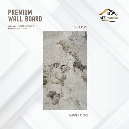 UV Wall Board Motif Marmer GWB-008