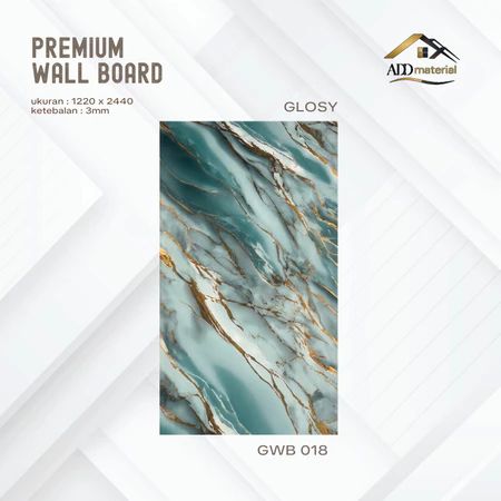 UV Wall Board Motif Marmer GWB-018
