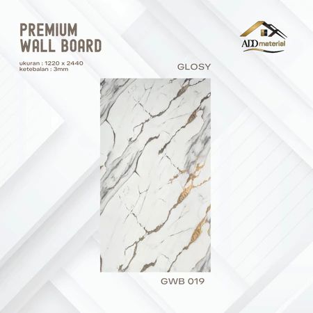 UV Wall Board Motif Marmer GWB-019