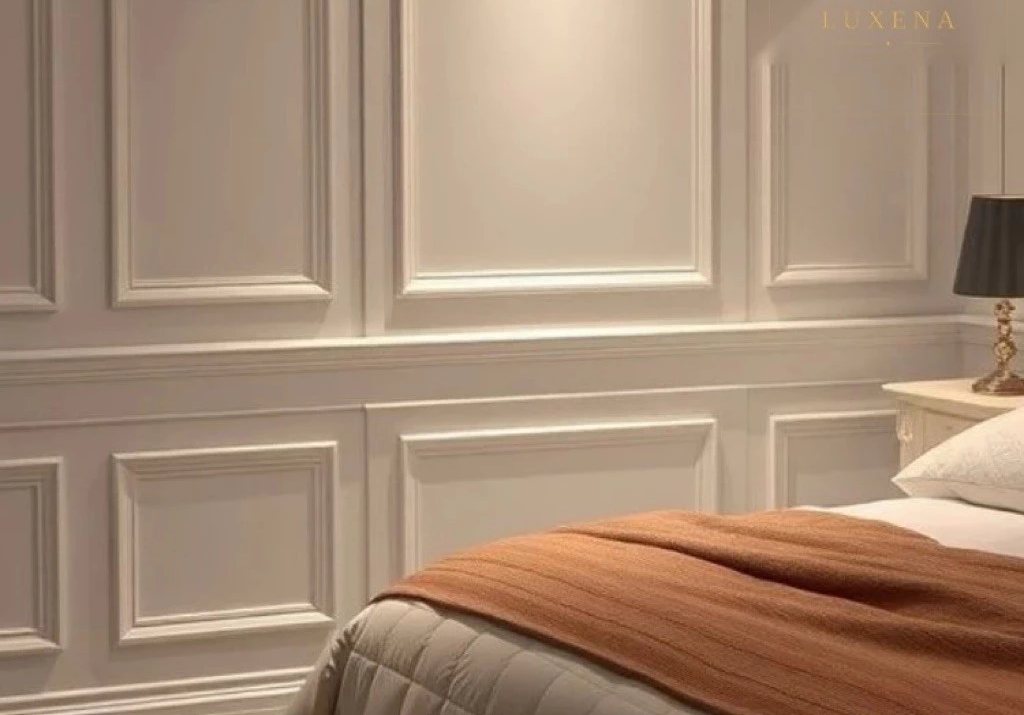 Wall Moulding di kamar tidur